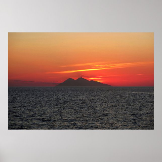 Sangeang Api Sunset Poster (Front)