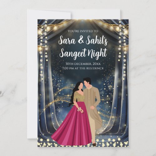 Sangeet cards Digital Indian Wedding invites