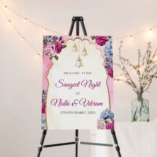 Sangeet night signs & Indian Sangeet welcome