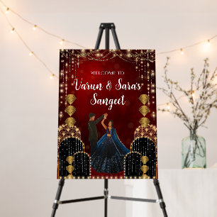 Sangeet Welcome Sign Indian Sangeet Decor
