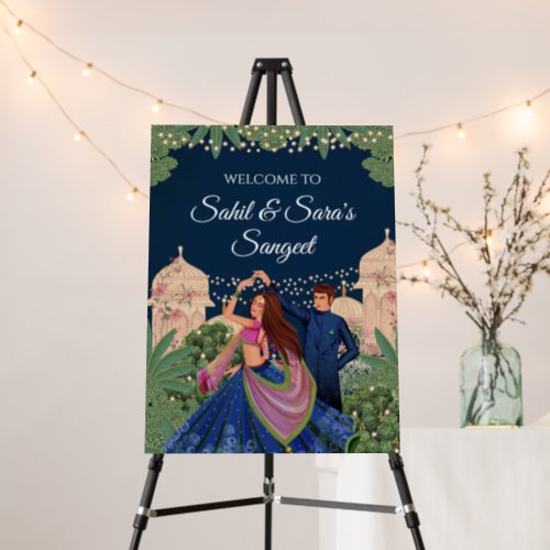 Sangeet Welcome Sign Indian Sangeet Decor sign