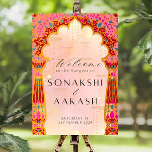 Sangeet Welcome Sign Mehndi Welcome Sign India