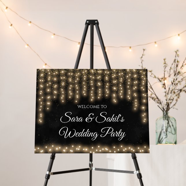 Sangeet welcome sign & Sangeet Night welcome sign (In Situ (Stand))