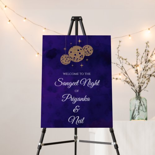Sangeet welcome signs  Sangeet night signs