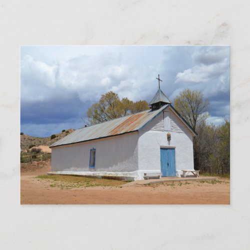 Sangre De Cristo Chapel Cuartelez New Mexico Postcard
