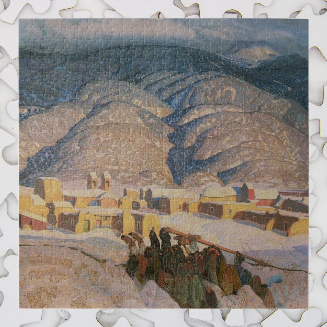Sangre de Cristo Mountains by Blumenschein Jigsaw Puzzle (Creator Uploaded)