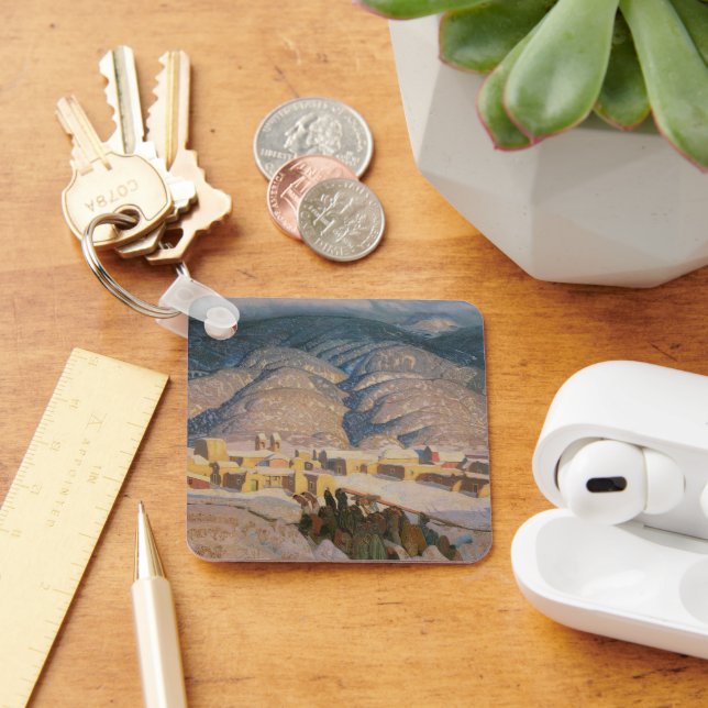 Sangre de Cristo Mountains by Blumenschein Keychain (Desk)