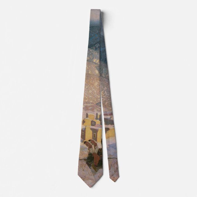 Sangre de Cristo Mountains by Blumenschein Neck Tie (Front)