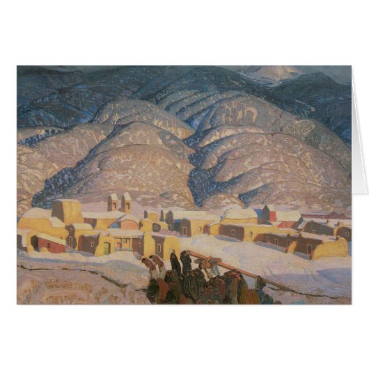 Sangre De Cristo Mountains Cards (Front Horizontal)