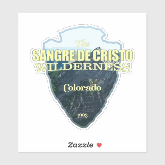 Sangre de Cristo WA (arrowhead) Sticker (Sheet)