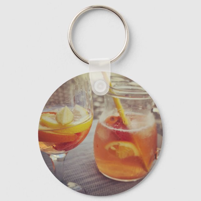 Sangria and Sunshine Keychain (Front)