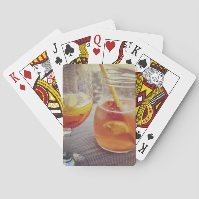 Sangria and Sunshine Poker Cards (Back)