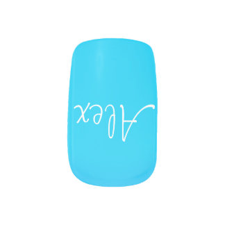 Sangria Aqua Nail Art Decals