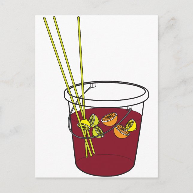 Sangria bucket postcard (Front)