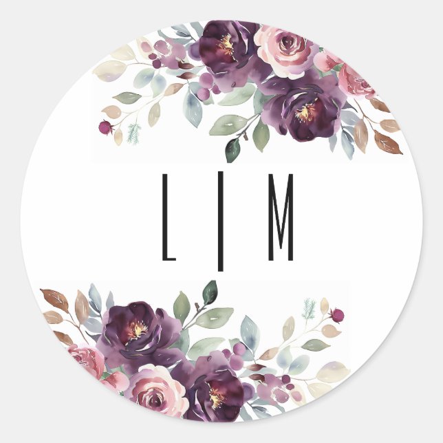 Sangria Classic Round Sticker (Front)