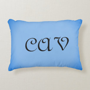 Sangria Cornflower Blue Accent Pillow