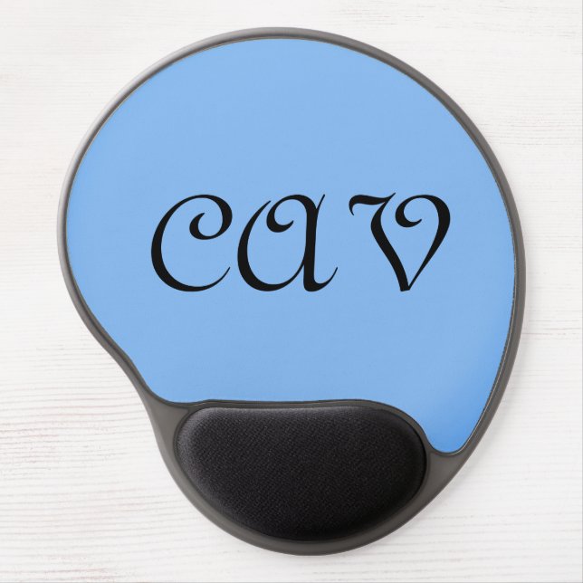 Sangria Cornflower Blue  Gel Mouse Pad (Front)