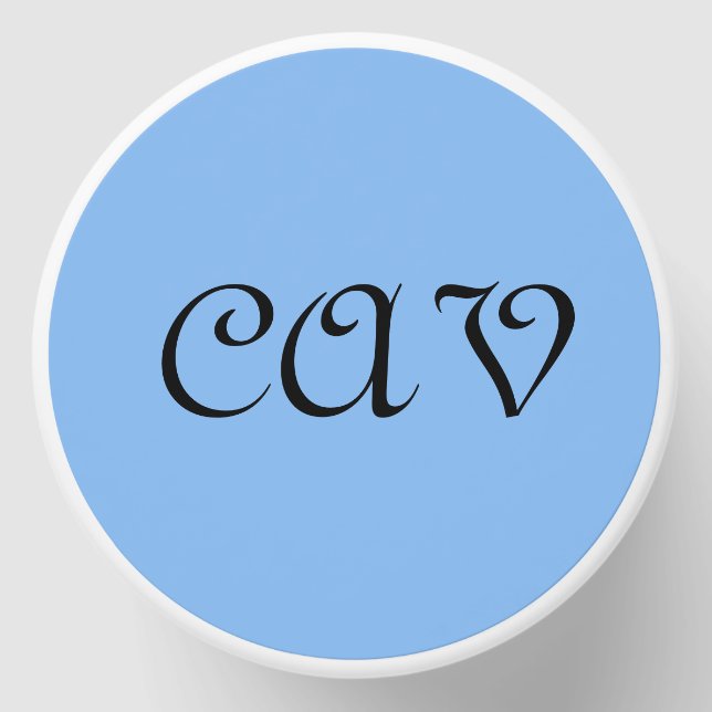 Sangria Cornflower Blue  Mini Candle Favors (Front)