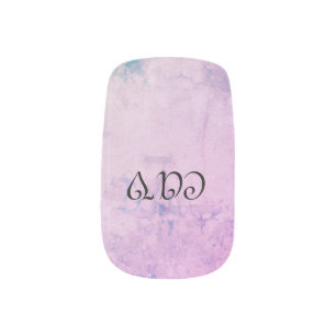 Sangria Cornflower Blue Minx Nail Art