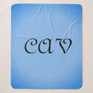 Sangria Cornflower Blue  Sherpa Blanket