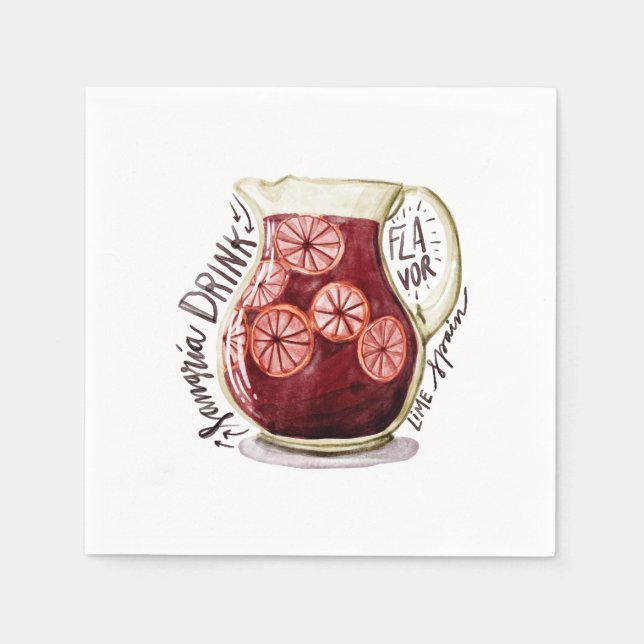 Sangria Napkins (Front)