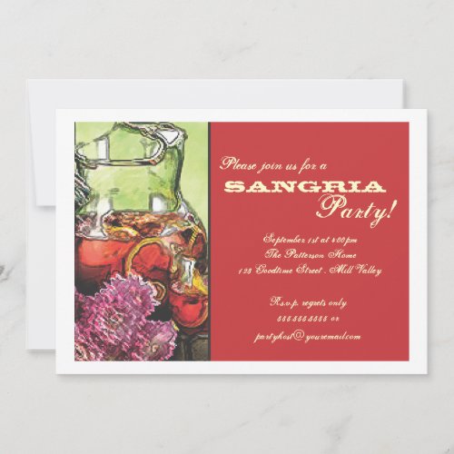 Sangria Party Invitation