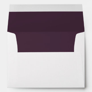 Sangria Purple Inside Wedding Envelope