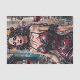 Sangria Siren Decoupage Paper