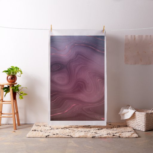 Sangria Strata | Moody Pink and Purple Luxe Agate Fabric