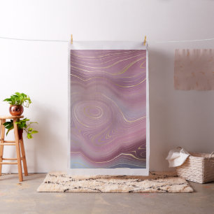 Sangria Strata Moody Pink and Purple Luxe Agate Fabric