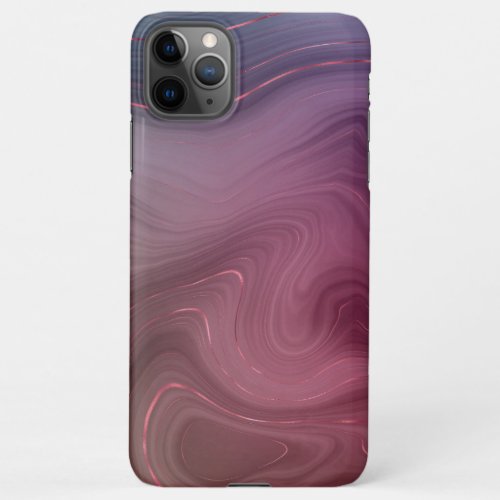 Sangria Strata  Moody Pink and Purple Luxe Agate iPhone 11Pro Max Case