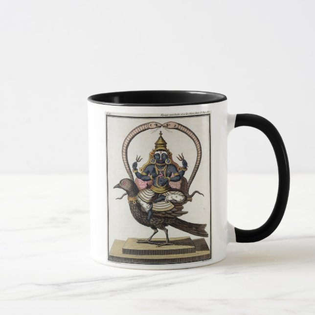 Sani, from 'Voyage aux Indes et a la Chine' by Pie Mug (Right)