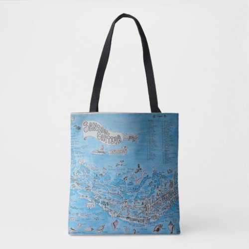 SANIBEL CAPTIVA ISLAND FLORIDA BAG TOTE