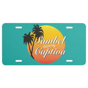Sanibel Captiva Island Florida License Plate