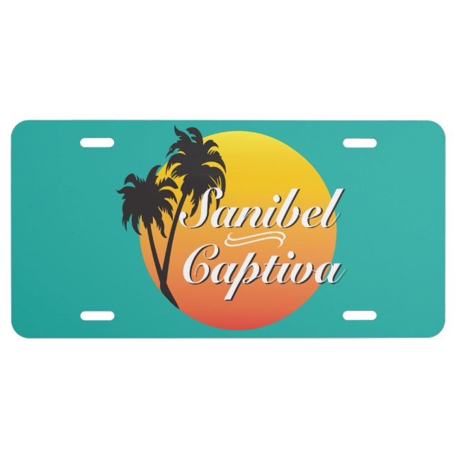 Sanibel Captiva Island Florida License Plate (Front)