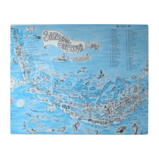 SANIBEL CAPTIVA ISLAND FLORIDA METAL PRINT