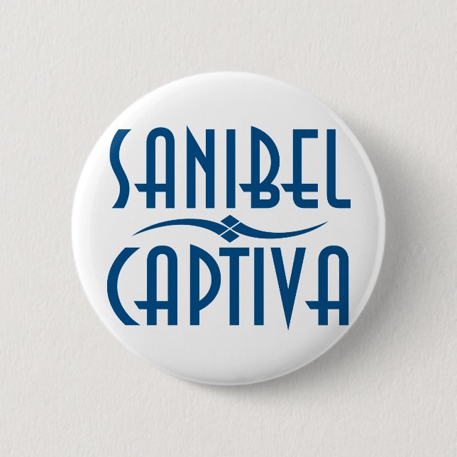 Sanibel Captiva Islands Florida Pinback Button (Front)