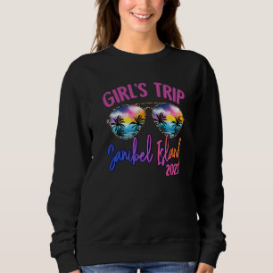 Sanibel Island 2023 Girls Trip Sunglasses Summer G Sweatshirt