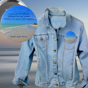 Sanibel Island Beach Florida Pre Hurricane Ian Button