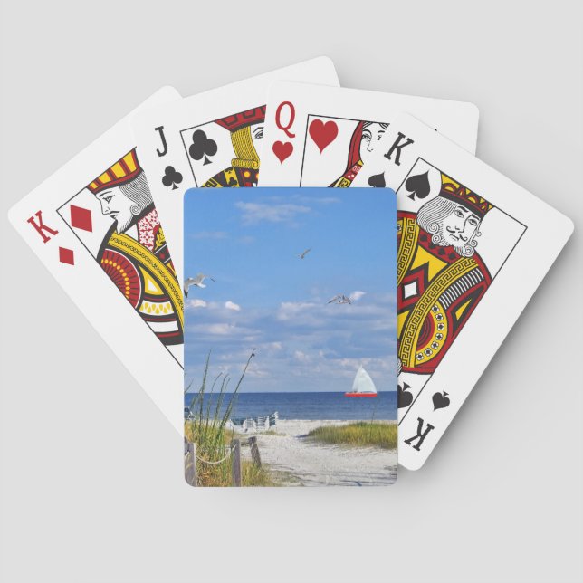 Sanibel Island Beach Poker Cards (Back)