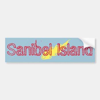 Sanibel Island Fireball Bumper Sticker by PhotosfromFlorida at Zazzle