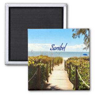 Sanibel Island Florida Beach Ocean Magnet