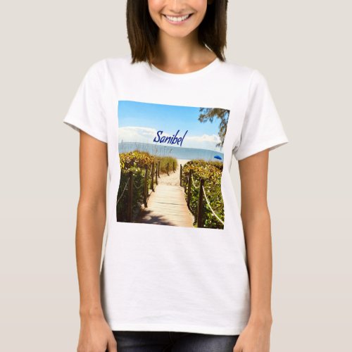 Sanibel Island Florida Beach Ocean T_Shirt