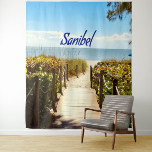 Sanibel Island Florida Beach Ocean Tapestry