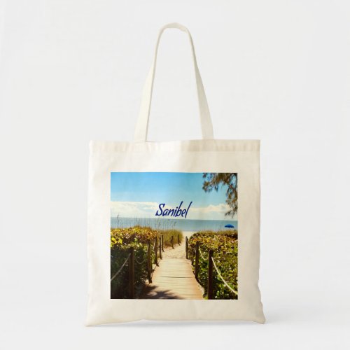 Sanibel Island Florida Beach Ocean Tote Bag