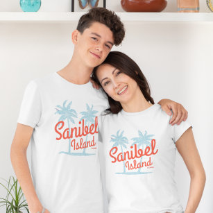 Sanibel Island Florida Coral Ocean Souvenir T-Shirt