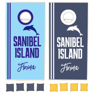 Sanibel Island Florida Cornhole Set