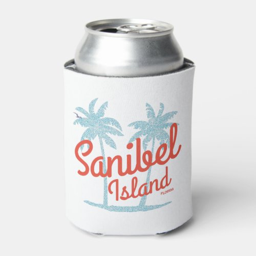 Sanibel Island Florida Gulf Coast Souvenir Can Cooler