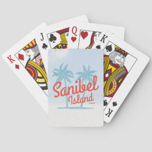Sanibel Island Florida Gulf Coast Souvenir Poker Cards