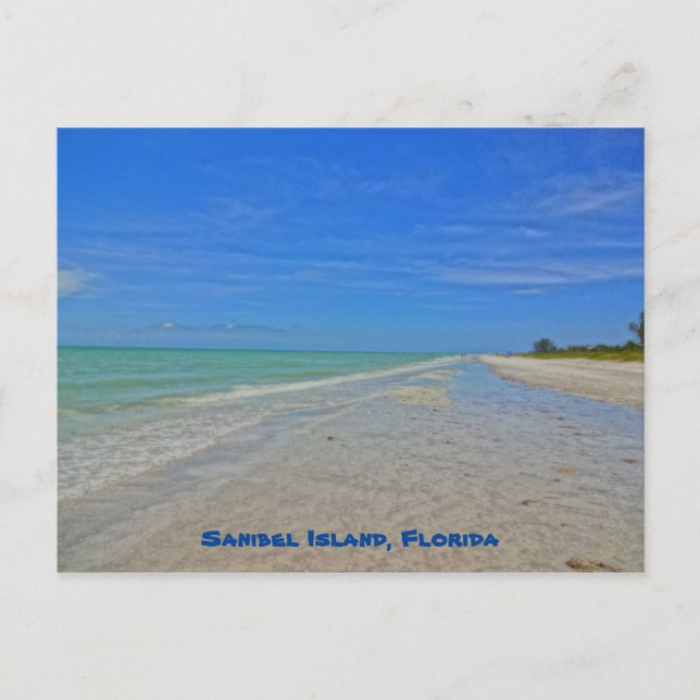 Sanibel Island Florida - Gulf of Mexico Shoreline Postcard (Front)